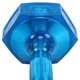 Гантель для фитнеса с TPU покрытием Zelart Jelly Urethane Coated Dumbbells TA-2946-12_5LB Синий - изображение 2