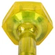 Гантель для фитнеса с TPU покрытием Zelart Jelly Urethane Coated Dumbbells TA-2946-7_5LB Желтый - изображение 2