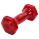 Гантель для фитнеса с TPU покрытием Zelart Jelly Urethane Coated Dumbbells TA-2946-2_5LB Красный - изображение 1