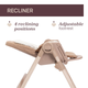 Крісло для годування Chicco Polly Armonia Terracotta 3 в 1 Коричневе (8058664179008) - зображення 5