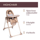 Крісло для годування Chicco Polly Armonia Terracotta 3 в 1 Коричневе (8058664179008) - зображення 6