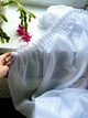 Тюль аркою Dalinda лляна з мереживом 170/400 біла - зображення 8