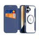 Чехол-книжка Dux Ducis Skin X Pro with MagSafe для iPhone 16 Pure Blue - изображение 3
