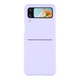 Чехол Folding Silicone для Samsung Galaxy Flip 4 (F721) Elegant Purple - изображение 1