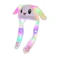 Светящаяся шапка БЕЛАЯ Pikachu toys soft toys with led с подвижными ушками - изображение 2