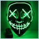 Неоновая маска Purge Mask Судная ночь ABC green - изображение 4