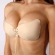 Самоклеющийся бюстгальтер невидимка Fly Bra без бретелей и спинки Бежевый Размер: D - изображение 4