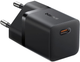 Зарядний пристрій Baseus GaN5 Fast Charger 1C 25W EU + Data Cable Type-C to Typ-C 100W Black (P10110909113-01) - зображення 3