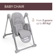 Крісло для годування Chicco Polly Armonia Steel 3 в 1 (8058664179039) - зображення 7