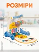 Игровой коврик ходунки детские каталка для детей развивающий центр с пианино бизиборд музыкальный ковер для младенцев - изображение 4