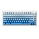 Клавиатура AJAZZ AK820 MAX BLUE GRADIENT Беспроводная Механическая (2.4G/Bluetooth/USB type-c) RGB Подсветка С Поддержкой HOT-SWAP - изображение 1