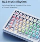 Клавиатура AJAZZ AK820 MAX BLUE GRADIENT Беспроводная Механическая (2.4G/Bluetooth/USB type-c) RGB Подсветка С Поддержкой HOT-SWAP - изображение 4
