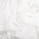 Ткань батист прошва Цветок, 130 см, 123 гр/м2, хлопок, натуральна ткань для одежды молоко - изображение 2