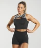 Спортивный топ Gymshark GS Power Crop Tank Body Fit Black/White М - изображение 1