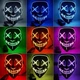Неоновая маска Purge Mask Судная ночь ABC от батареек - изображение 8