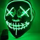 Неоновая маска Purge Mask Судная ночь ABC от батареек - изображение 11