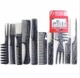 Перукарський набір Professional Comb Kit з 10 гребінців у прозорому чохлі - изображение 4