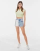 Топ Bershka салатовий GYOLQ382 XS - зображення 4