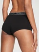 Женские трусики шортики Victoria's Secret (2126439778222) Logo Cotton M черные - изображение 2