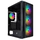 Корпус 1stPlayer X5-BK-4F1-PS-600FK-EU Чорний 600W - зображення 1