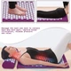 Акупунктурный массажный коврик для спины/ног с подушкой (валик) ProSource Acupressure Mat Розовый - изображение 5