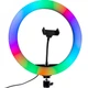 Світлодіодна кільцева лампа F133/4 RGB 26 см - зображення 1