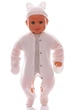 Человечек с шапкой интерлок Babykroha ля-ля молочный 56 см (54014) - изображение 5