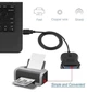 Перехідник з USB на LPT порт / Кабель принтера-адаптер USB2.0 - LPT M/F 80 см 25 Pin Parallel Printer IEEE 1284 Чорний - зображення 5