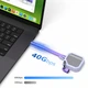 Кабель USB Type-C MISSION 40 Gbit, 250 W, 8K гибкий с брелоком, сиреневый - изображение 5