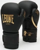 Боксерские перчатки Leone GN059D 14 унций Black/Gold (капа в комплекте) (GN059D_Bl/Gold_14oz) - изображение 2