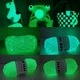 Пряжа флуоресцентна що світиться у темряві GlowYarn 2 мм блакитний - зображення 4