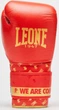 Боксерские перчатки Leone GN220 DNA 10 унций Red (бинты 4 м в комплекте) (GN220_Red_10oz) - изображение 3