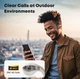 Кісткові бездротові навушники-кліпси Langsdom ClipBuds R2 з направленим звуком і Bluetooth 5.4 Спортивні кісткові навушники Бежевий - зображення 11