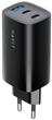Ładowarka sieciowa Havit UC20 65W  EU USB-C+USB-C+USB-A Black (6939119067519) - obraz 3