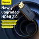 Кабель HDMI на HDMI 4K BASEUS High Definition Series Adapter Cable |2m, 4K, HDMI2.0| - изображение 5