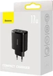 Сетевое зарядное устройство Baseus Compact Charger 3U 17W EU Black - изображение 9