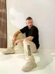Спортивні штани чоловічі прямі 52р бежеві (296-беж) - зображення 7