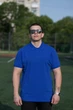 Мужская футболка-поло JHK, POLO REGULAR MAN, универсальная, дышащая ткань, синяя, размер 3XL - изображение 1