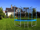 Trampolina ogrodowa Neo Sport 183 cm z siatką wewnętrzną i drabinką Blue (NS-06W181) - obraz 7