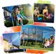 Trampolina ogrodowa Neo Sport 183 cm z siatką wewnętrzną i drabinką Blue (NS-06W181) - obraz 12
