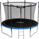 Trampolina ogrodowa Neo Sport 183 cm z siatką wewnętrzną i drabinką Navy Blue (NS-06W241) - obraz 2
