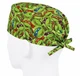 Медична шапочка чоловіча FloralScrubs універсальна принт Ніндзя черепашки - зображення 2