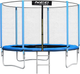Trampolina ogrodowa Neo Sport 183 cm z siatką wewnętrzną i drabinką (NS-06Z181) - obraz 1