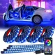 Подсветка днища авто LED RGB Bluetooth 12V комплект 2 ленты 90см и 120см - изображение 11