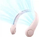 Вентилятор на шею FA14 Jisulife Neck Fan Life3 портативный, 4000Mah, 13 часов работы Розовый - изображение 2