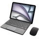 Клавиатура-подставка Smart Keyboard + Мышка для Apple iPad Air 13 2025 Ukr+Eng Black - изображение 1