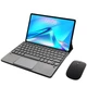 Клавиатура-подставка Smart Keyboard + Мышка для Teclast T40 Plus Ukr+Eng Black - изображение 1