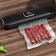 Домашний вакууматор для еды Vacuum Sealer 120Вт от сети, бытовой вакуумный упаковщик для пищевых продуктов с дисплеем + 10 вакуумных гофрированных пакетов Черный VLH-082-Black - изображение 7