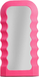 Lustro Homla COSIMO 70 x 37 cm Pink (5906496735257) - obraz 1