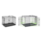 Klatka dla psa Pethaus rozmiar S 75.5 x 47.5 x 54 cm czarna PH-200 (5903890618773) - obraz 6